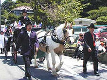 ５月16日「黒船祭」馬車パレード